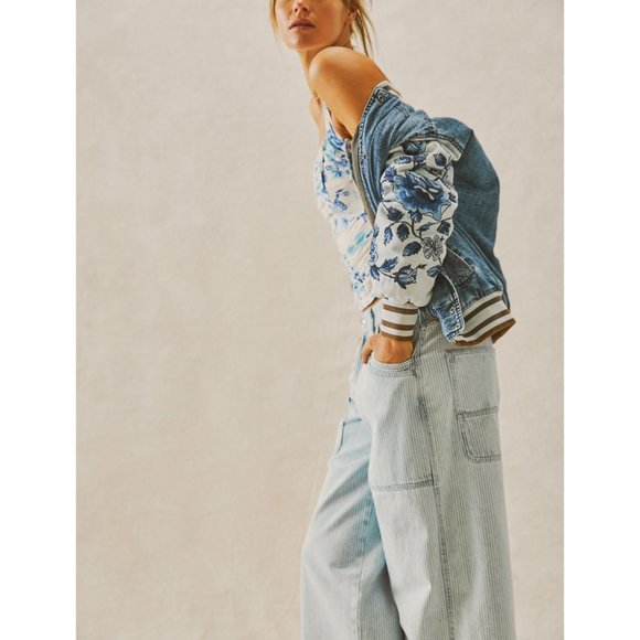 FREE PEOPLE Ginger Snap Top / Ivory Toile Combo - Picture 3 of 8